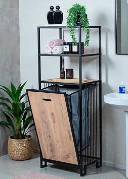 DEKORAT F K RL  SEPETL  BANYO DOLABI AH AP RAFLI METAL G VDEL  3 RAFLI  AMA IR SEPET  BANYO D ZENLEY C  ORGAN ZER