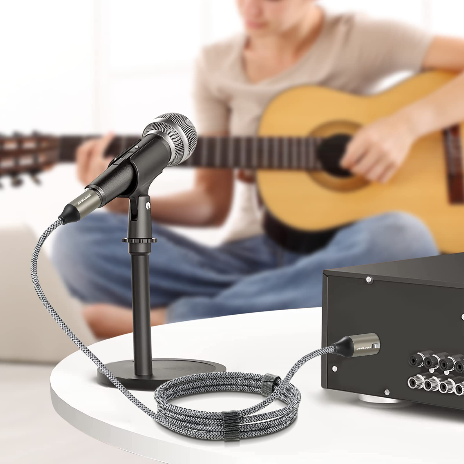 Amazon.co.jp: SOEYBAE XLR ケーブル オス-メス 1.5M バランス接続