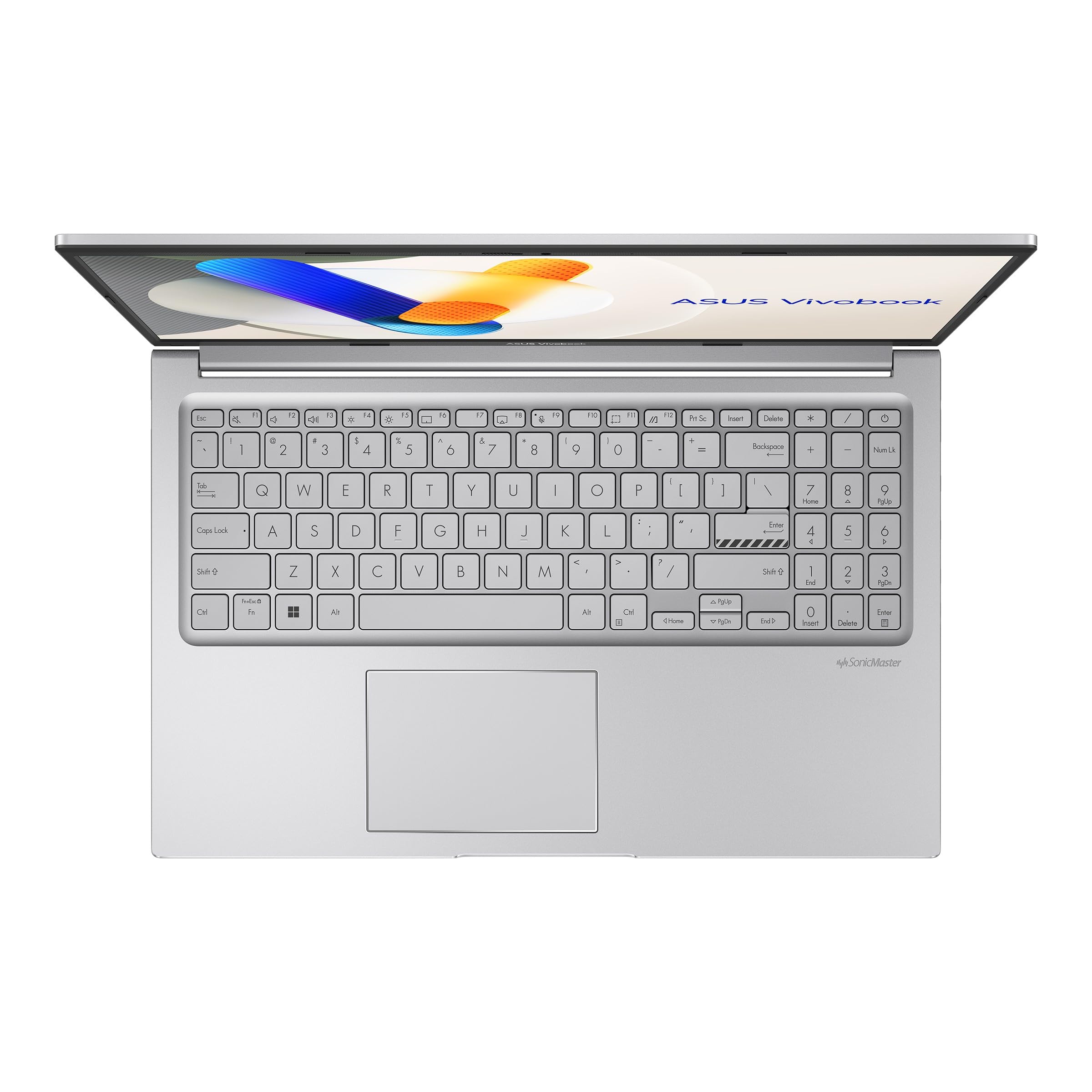 ASUS Vivobook 15 X1504VA-BQ3577W 15,6 Zoll FHD (Intel Core i5-120U, 16 GB DDR4, 512 GB SSD, Intel Graphics, Windows 11 Home) – Tastatur AZERTY