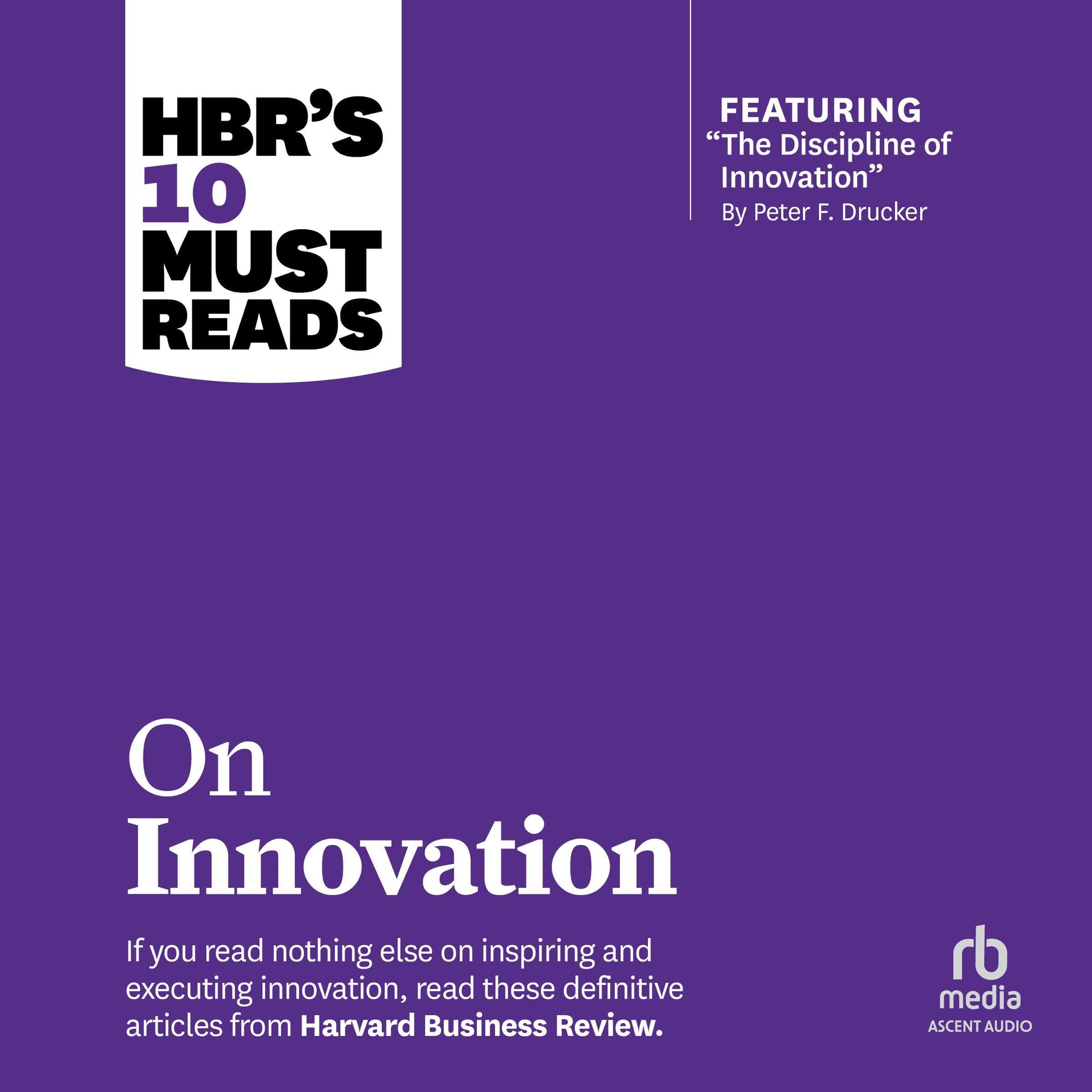 HBR's 10 Must Reads on Innovation