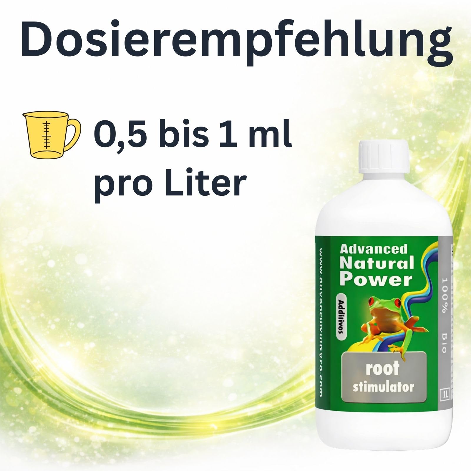 Weedness Advanced Hydroponics Root Stimulator 1 Liter - Grow Anbau Indoor Dünger Substrat Reiniger Erde Flüssigdünger Organischer Dünger Bio