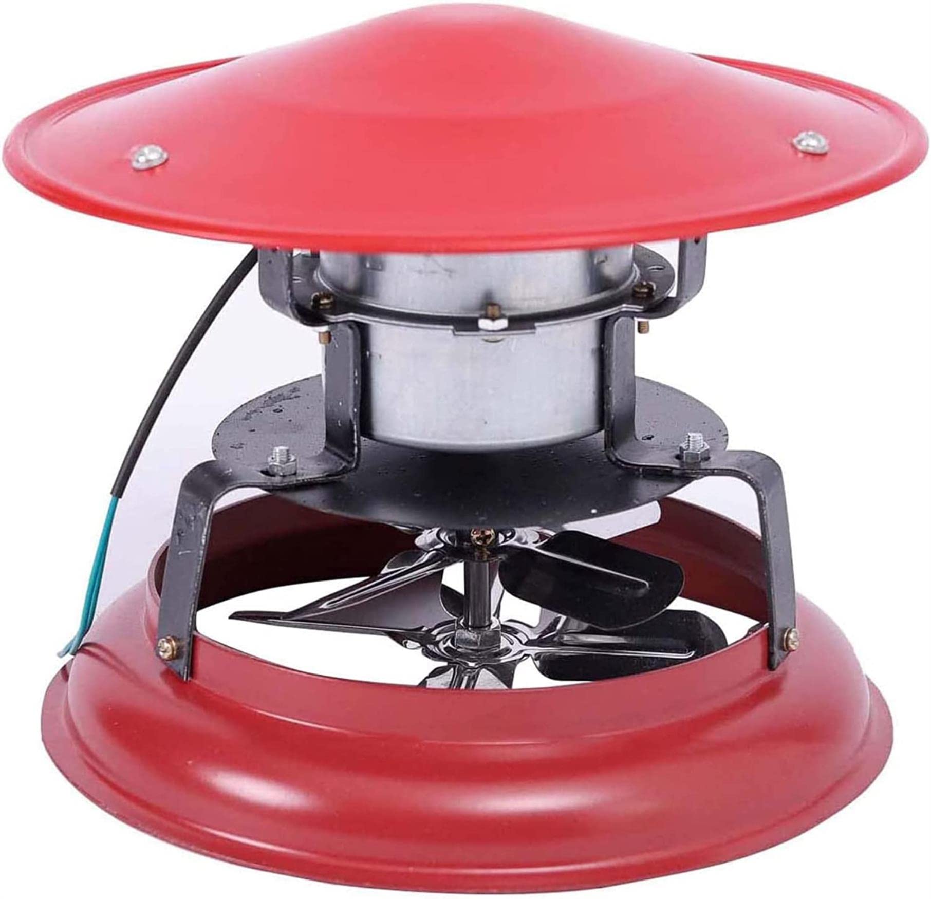 Évacuateur de fumée de cheminée électrique 100W avec fiche pour poêle à bois