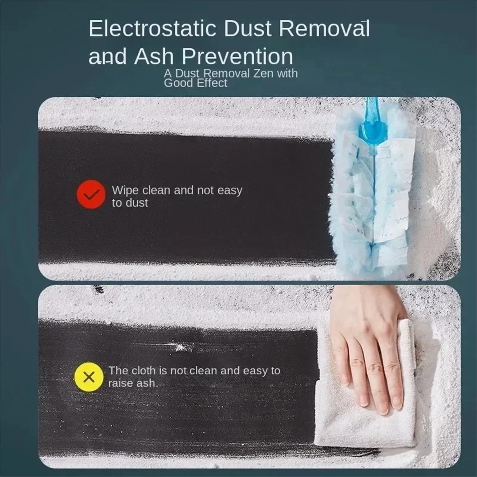 Plumero Atrapapolvo 30 Piezas De Recambios Plumero Desechables Compatibles con Duster Fácil Usar Azul(60PCS)
