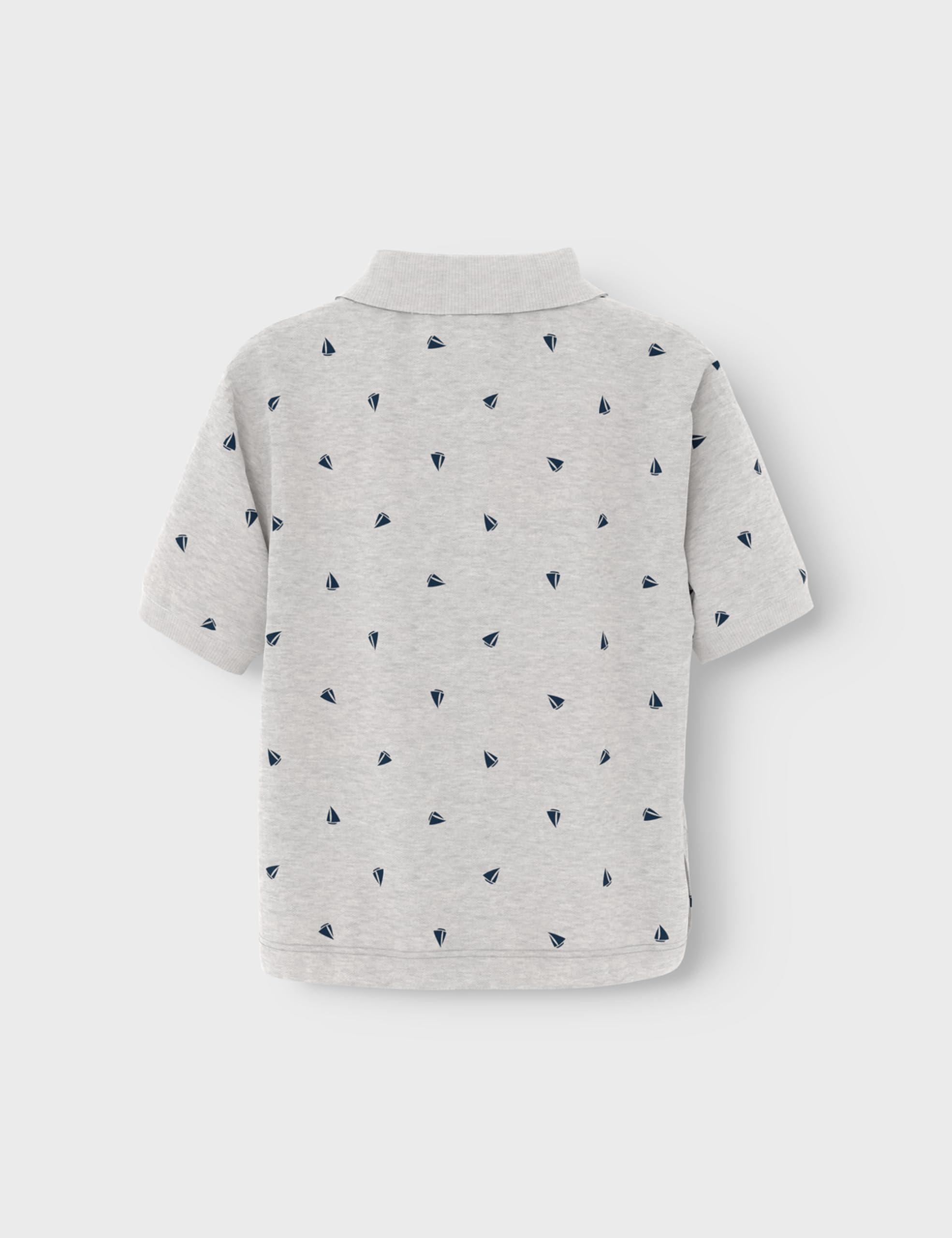 NAME IT Chłopięce Nmmvolo Ss Nreg Polo, jasnoszary melanżowy, 98