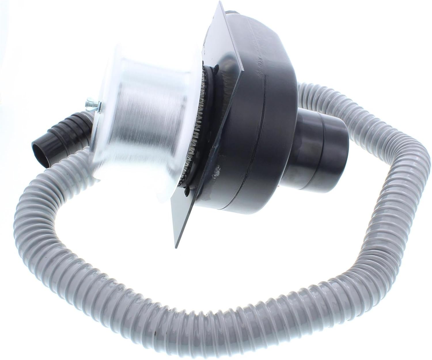 Tru-Air Pumper Racing Helmet Pump, Fresh Air Blower with Filter, 2-Speed Operation, Cooling Ventilation, Prevents Visor Fogging, 4ft Flexible Hose, Compatible with Fresh Air Helmets