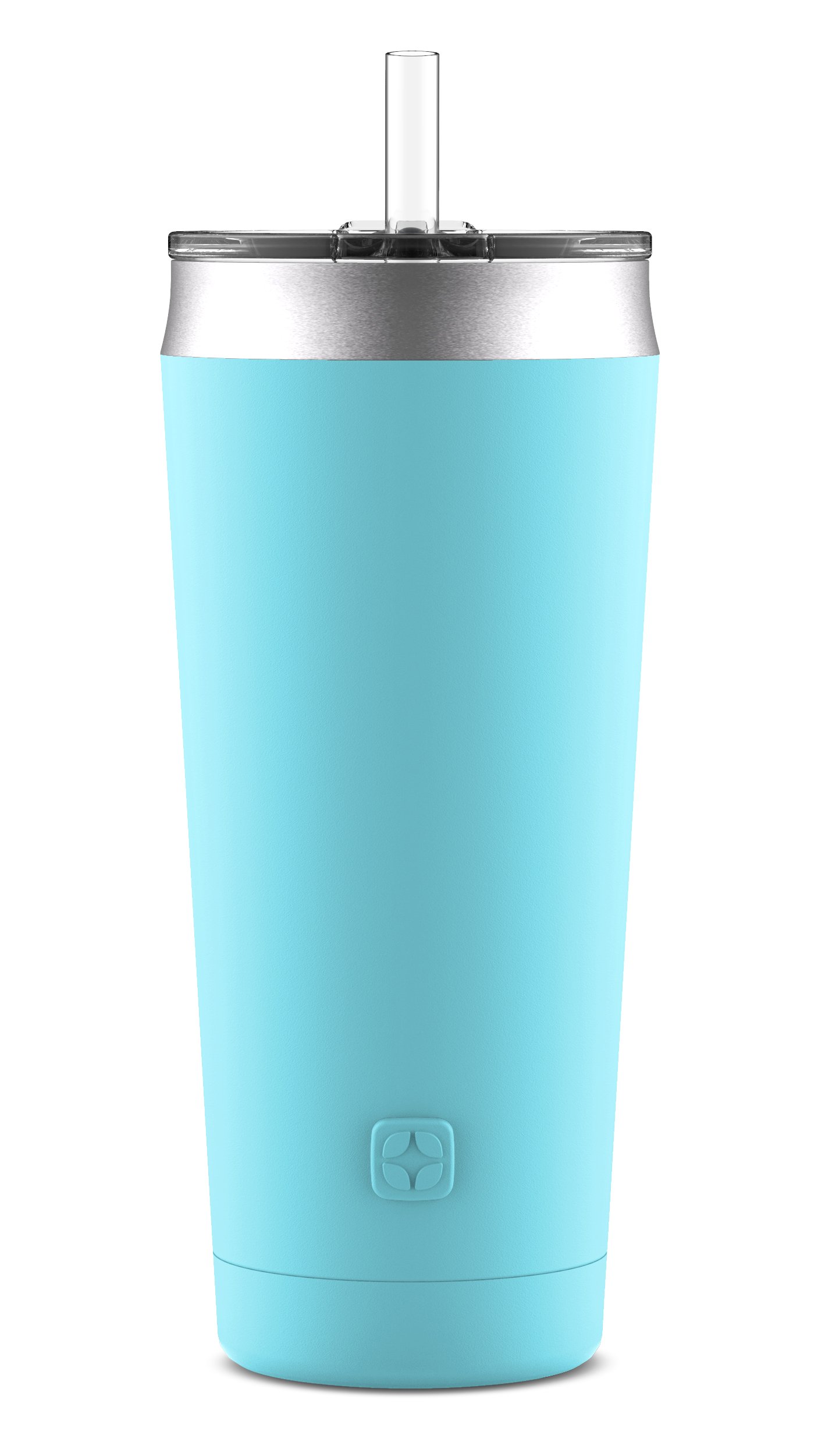 Ello Beacon Vacuum Insulated Stainless Steel Tumbler with Slider Lid and Optional Straw