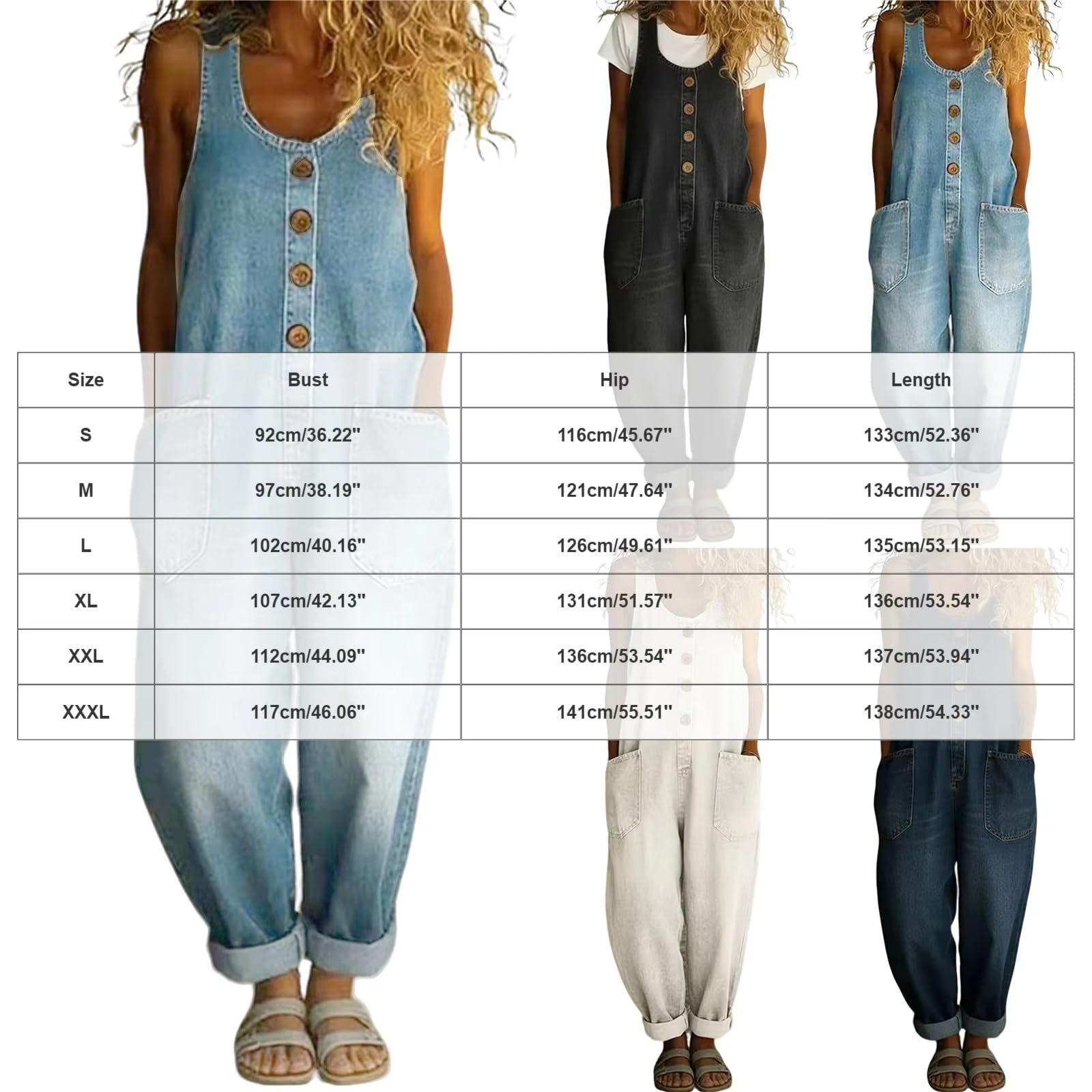 Monos para Mujer sin Mangas con Pierna Ancha Pantalones Generales Casuales