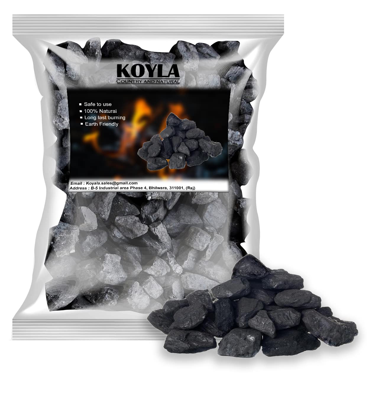 Koyla Premium Long Burning Natural Wood Coal for Barbeque, Angeethi