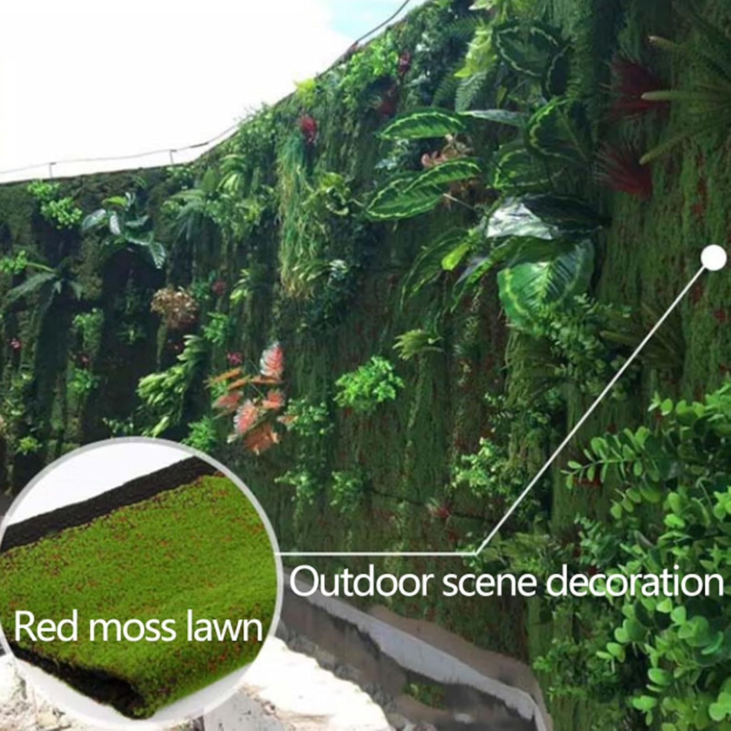 Tappeto artificiale verde in erba sintetica per decorazione casa, giardino, balcone, progetti fai da te, ecologico, per interni ed esterni