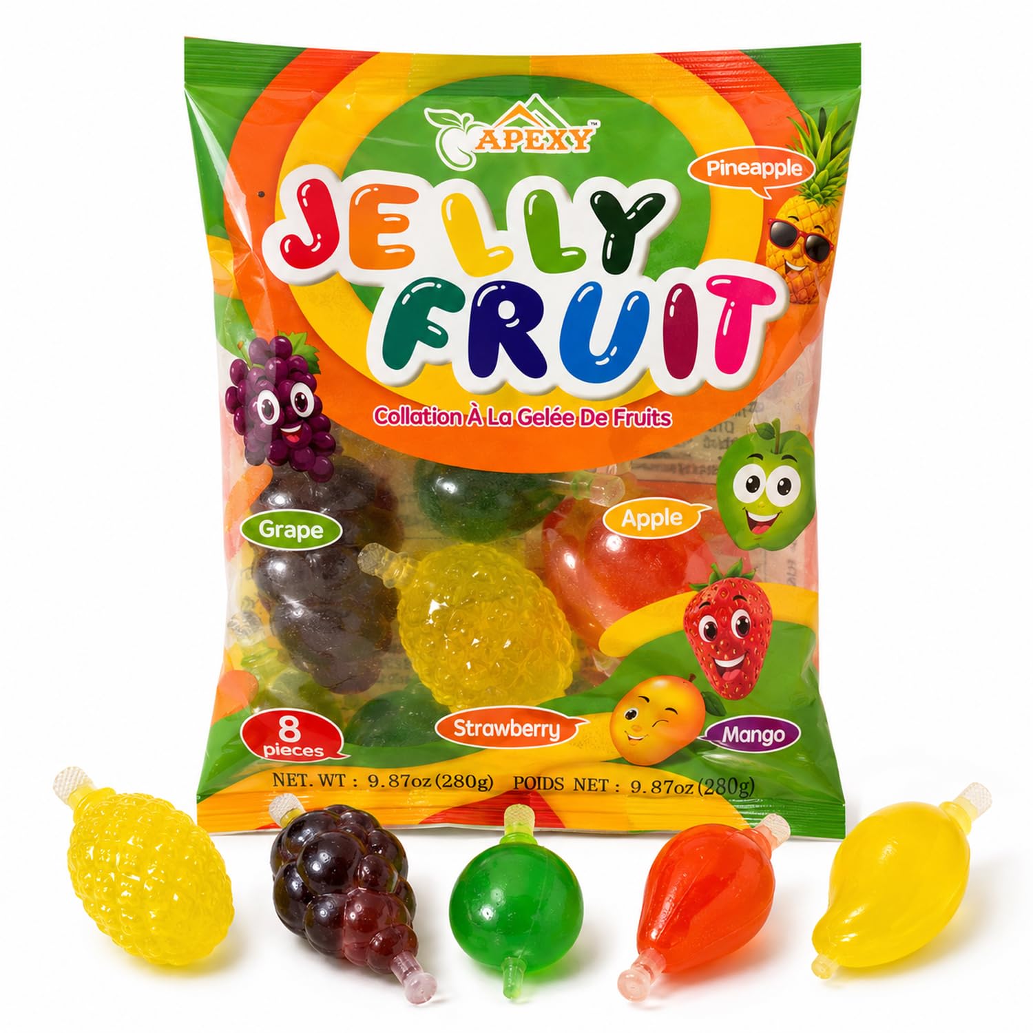 Amazon.com: Apexy Jelly Fruit, Tiktok Candy Trend Items, Tik Tok