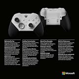Xbox Elite Bluetooth Wireless Controller Series 2 - Core Edition (White) For PC, Series X|S, One, Windows 10, Mobile - 8