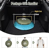 Vista 3 de Night Cat - Tienda de campaña desplegable para 1 persona, impermeable, instantánea, fácil de instalar, para exteriores