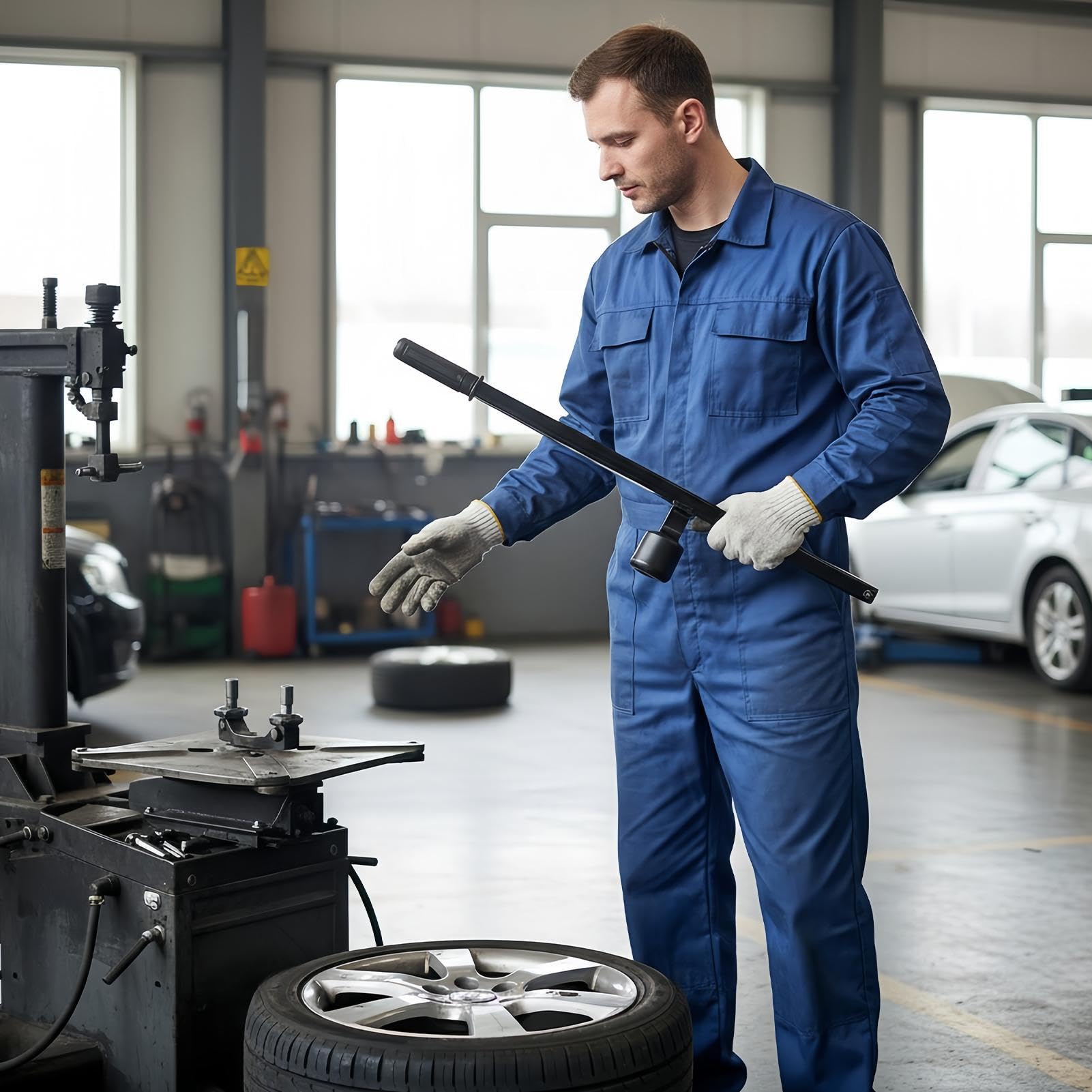 Attrezzo per la sostituzione dei pneumatici Cerchio per carichi pesanti Per | Strumento stallonatore per pneumatici per auto, camion, SUV, riparazione moto, installazione, negozio, garage, officina, gest