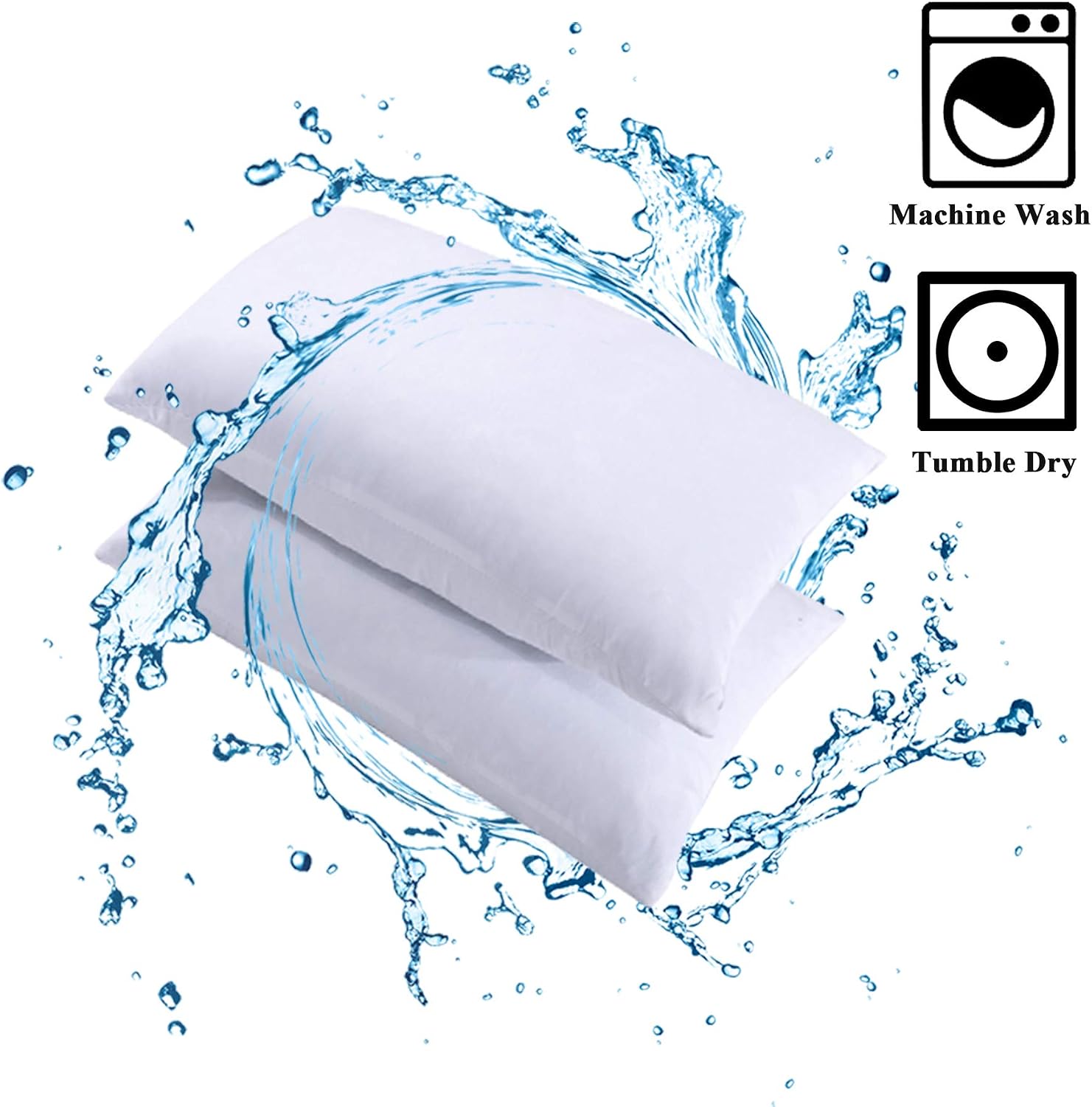 Homelike Moment Feather Down Throw Pillow Insert 12X20 Couch Pillow Inserts Set of 2 12x20 in