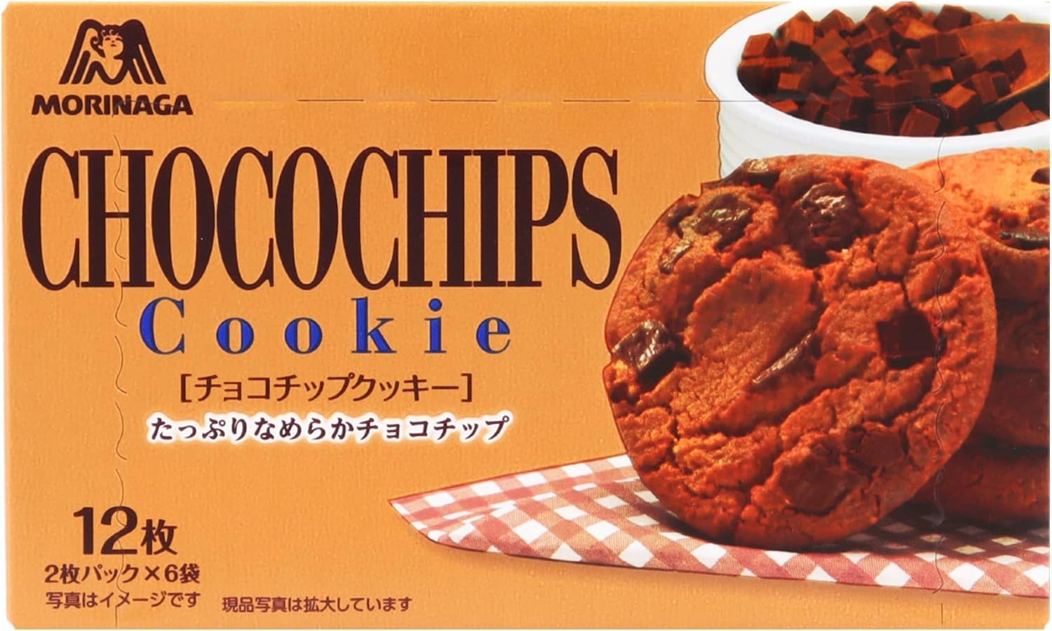 Amazon.co.jp: 森永製菓 チョコチップクッキー 12枚 Startingover0502