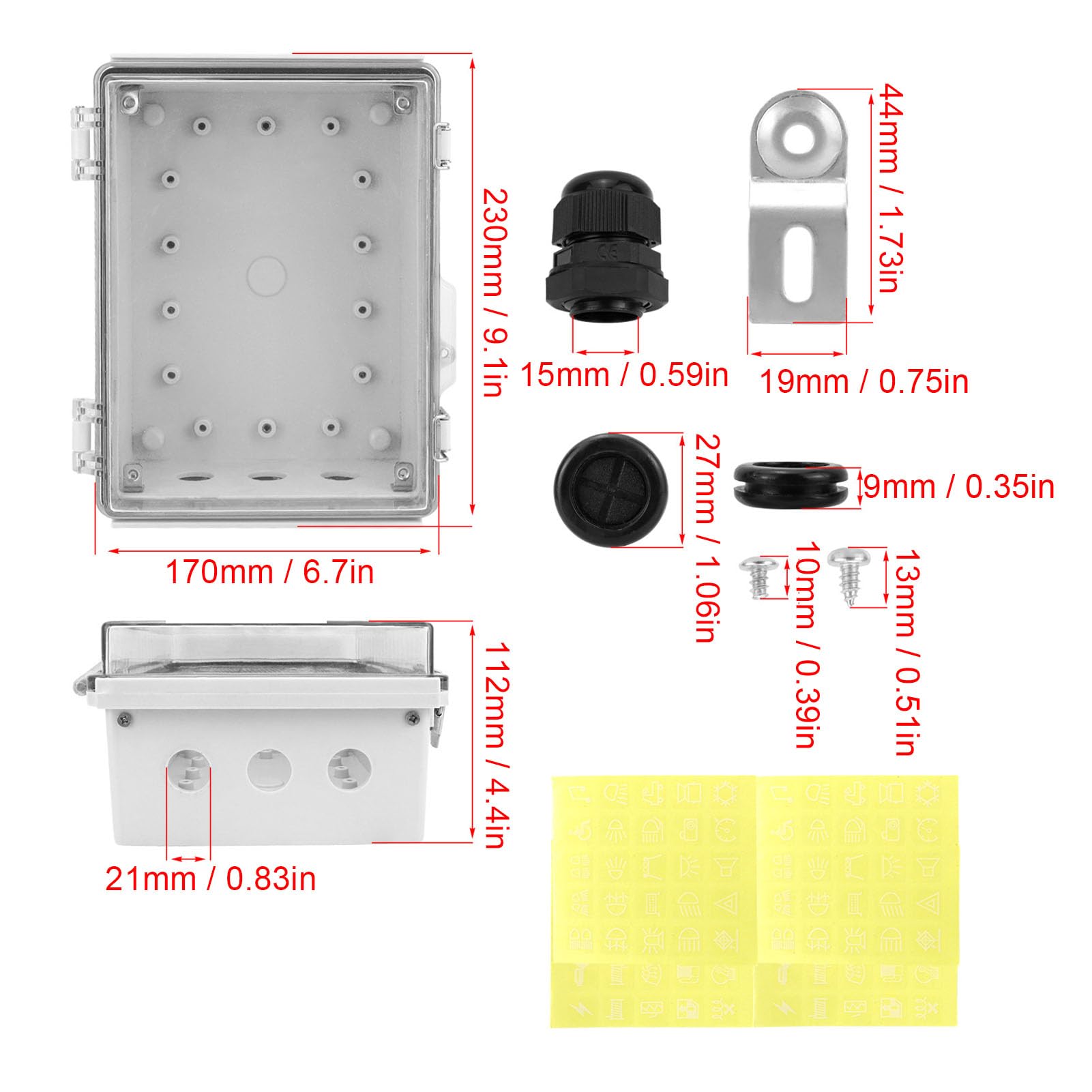 Caja de interruptor basculante con enchufe, panel de interruptor basculante impermeable con cargador USB PD, voltímetro LED, enchufe para encendedor de cigarrillos, instalación simplificada