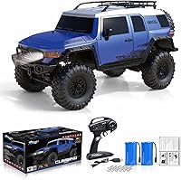 Vista 1 de Autos RC RC Crawler 1/10 Escala RTR Auto de Control Remoto 4WD 2.4GHz Cepillado Vehículo de Carreras Todoterreno Grado Pasatiempo Modelo con Luces