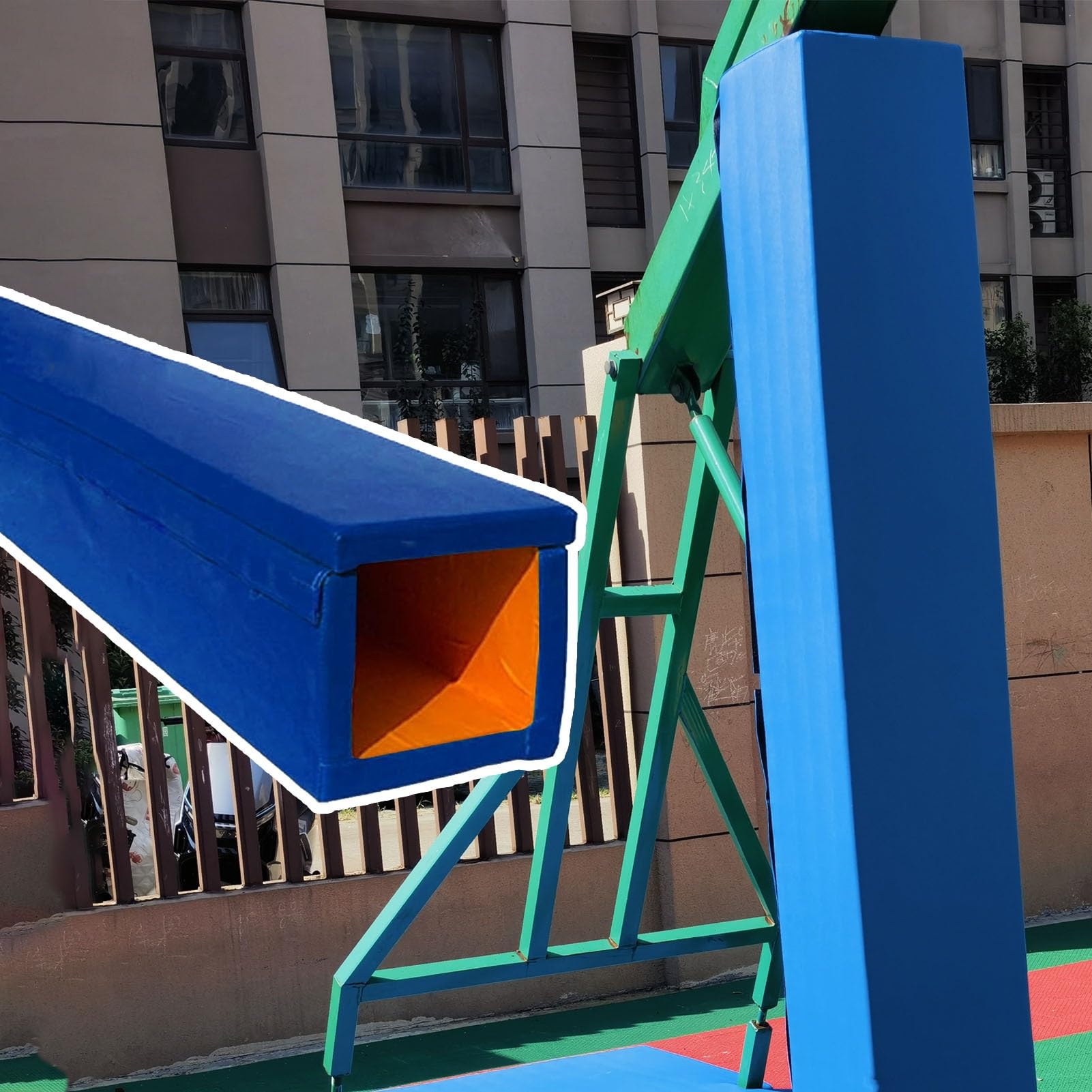 Cubierta acolchada universal impermeable de PVC para patio, sótano, resistente a los impactos, para mayor seguridad para los niños