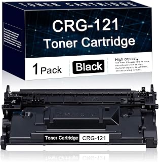 1 Pack Black Cartridge 121 Compatible Toner Cartridge Replacement for Canon imageClass D1650 D1620 Printers Toner