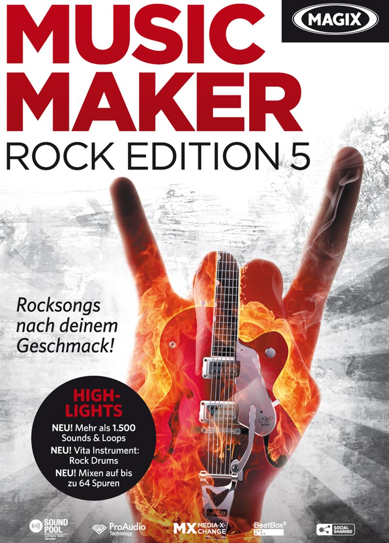 MAGIX Music Maker Rock Edition 5 [Download]