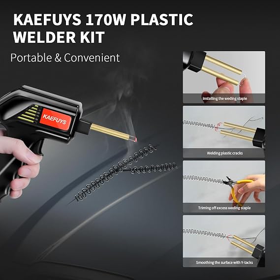 170W Plastic Welding Kit 220V Plastic Welder Gun with 805PCS Staples