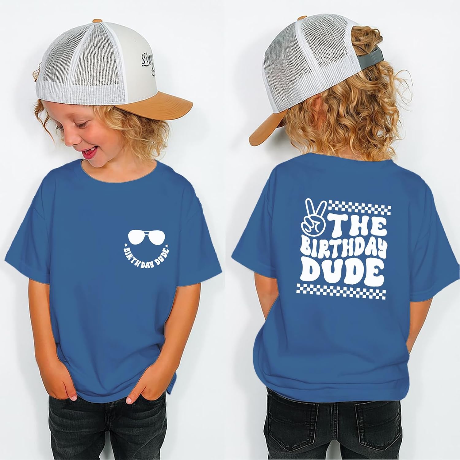 Birthday Boy Shirt 2nd 3rd 4th 5th 6th 7th 8th Birthday Dude T-Shirt Kids B-Day Outfits Party Gift Summer Tees Tops