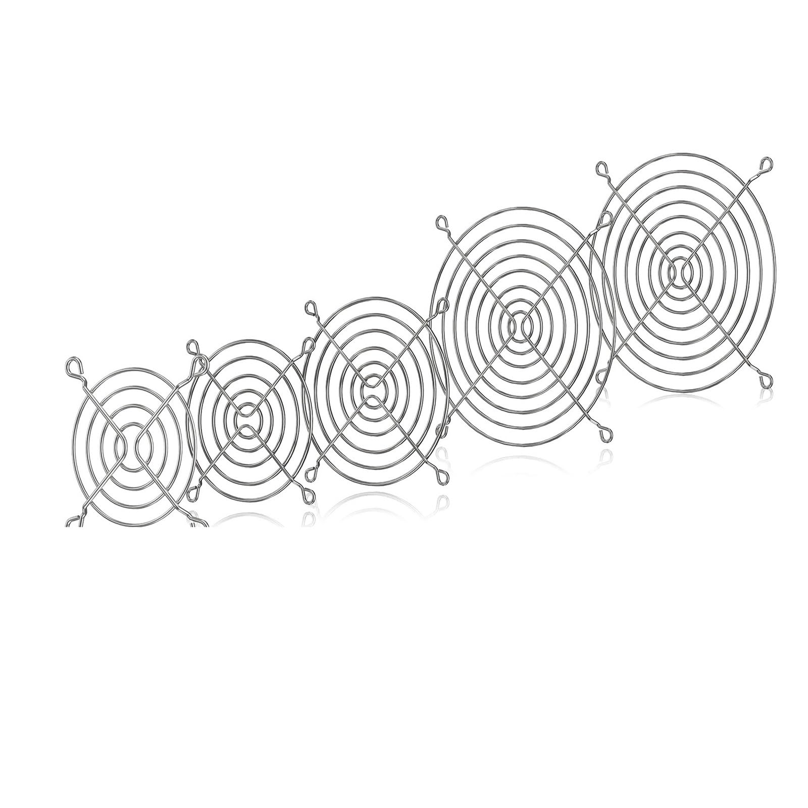 Griglia di Protezione for Ventola in Acciaio Inossidabile 304 da 2 Pezzi, 60 mm, 80 mm, 92 mm, 120 mm, 140 mm, griglia for Ventola di Raffreddamento(140mm)