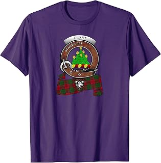 Grant Clan Badge & Tartan T-Shirt