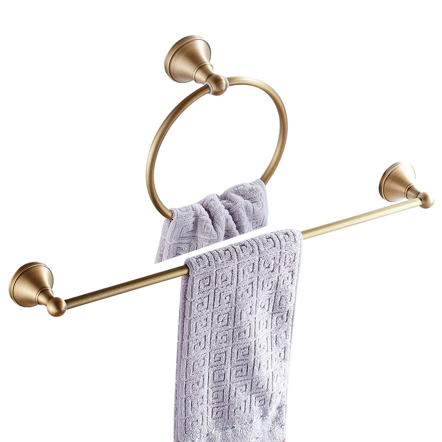 Victorian Bathroom Decor Leyden Vintage Towel Rack Copper Single