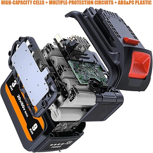 Miniatura 6 de Reemplazo de batería 9AH 60V para batería Dewalt 60v DCB609 6AH DCB606 20v60v Max batería de litio