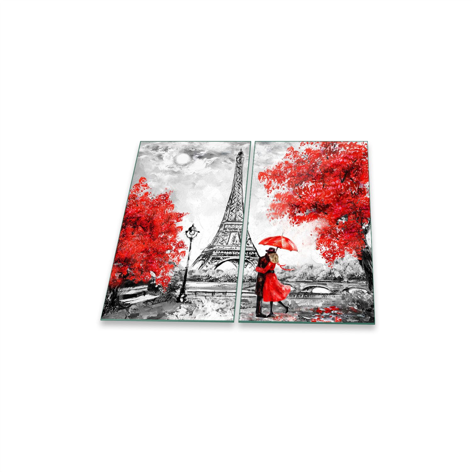 Couvercle de plaque vitrocéramique 30 x 52 cm - Protection de Couvercle de plaque vitrocéramique 30 x 52 cm - Protection de