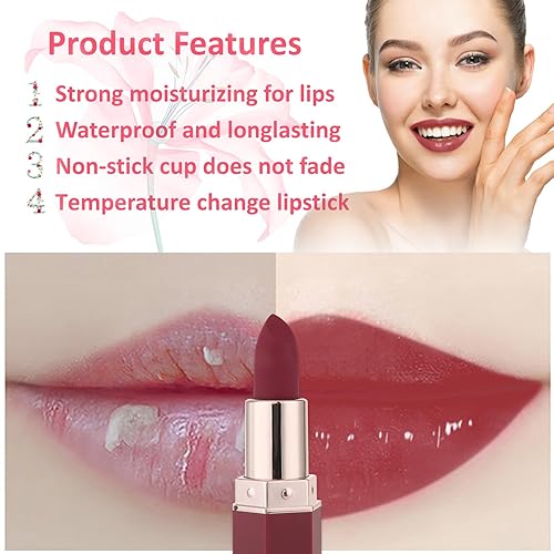 Miniatura 59 de 3 lápices labiales de aloe vera, bálsamo labial hidratante de larga duración, barra de labios nutritiva, lápiz labial, bálsamo labial, cambio