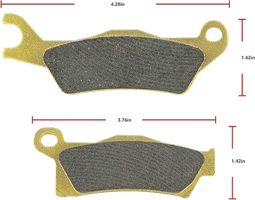 Miniatura 3 de Pastillas de freno para Can-Am Outlander EFI XT XT-P XMR DPS Max XT/XT-P/XMR/DPS 450/570/650/800R/850/1000, pastillas de freno delanteras y traseras