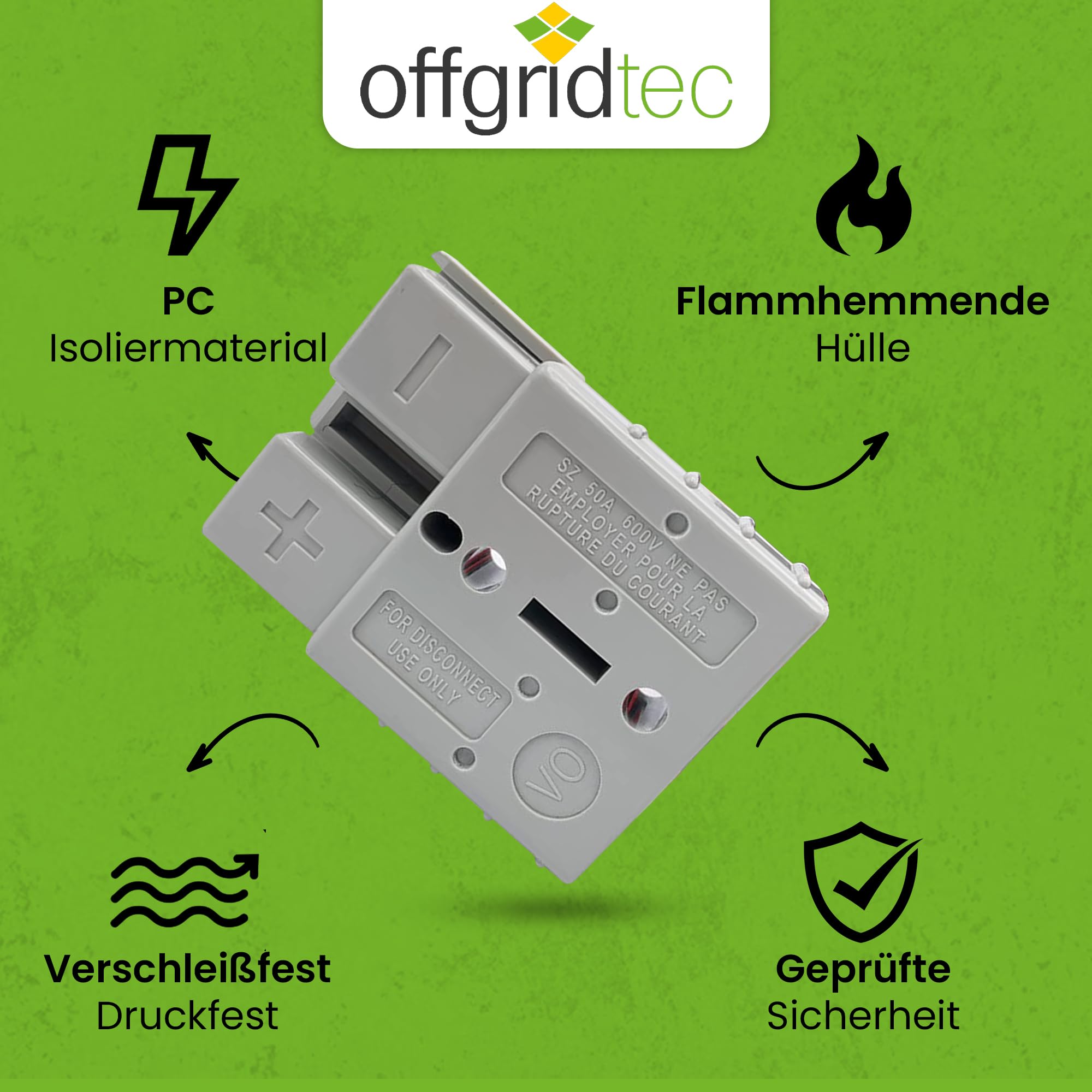 Anderson - Cavo di prolunga per moduli Offgridtec FSP e valigetta solare, 10 m, 6 mm²