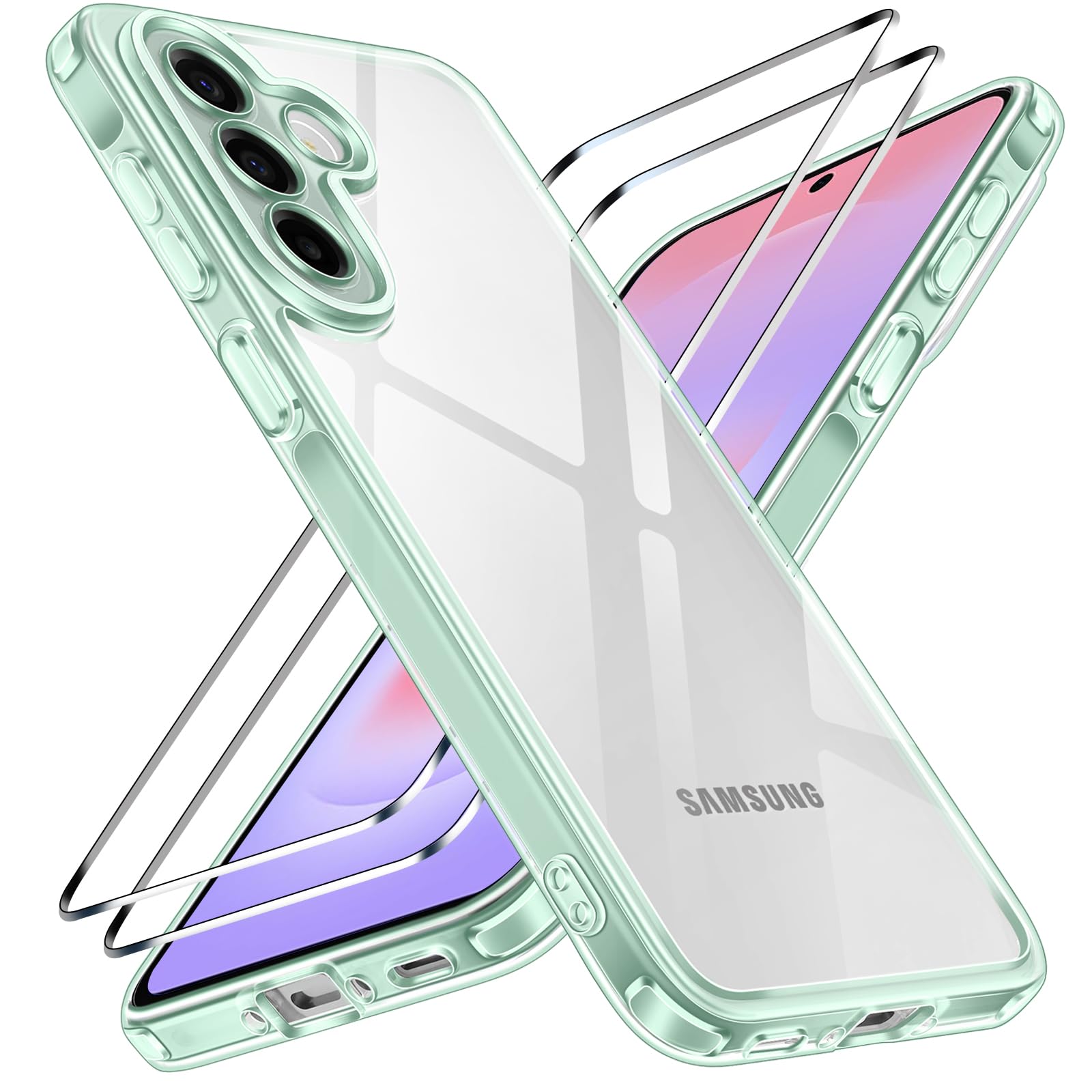 ivoler Clara Funda para iPhone 17, con 2 Piezas Cristal Templado, [Protección Militar] Anti-Amarillo Carcasa Antigolpes Bumper Case Cover - Transparente — view 79