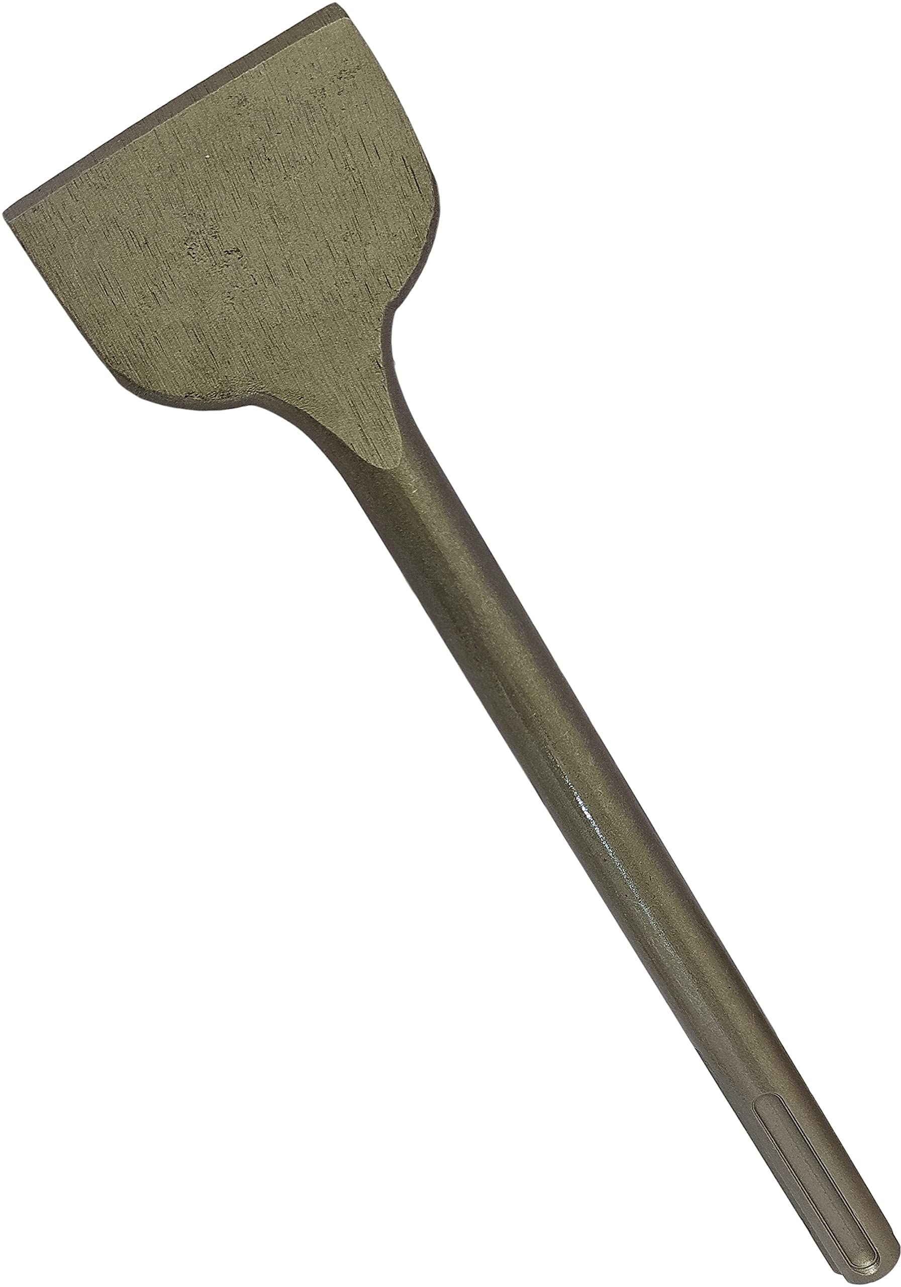 Inditrust SDS Max Shank Flat Spade Pointed Chisel for Demolition hammer Concrete Breaker Jack Hammer Tool bit for Tile Chipping/Wall Slotting/Scraping Masonry Brick (18x280x75 mm)