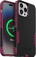 Vista 43 de OtterBox Funda para iPhone 14 Pro Max (solamente) de la serie Commuter - Negro, delgada y resistente, apta para bolsillo, con protección de puerto