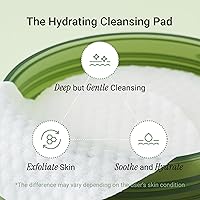 Vista 2 de Meebak Cica Cleansing Water Pads Korean Makeup Remover Wipes Micellar Water Makeup Remover Wipes Exfoliating Toner Pads for Glass Skin