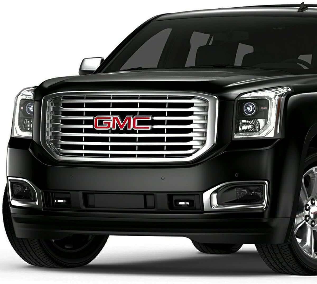 DNA MOTORING FL-ZTL-263-SM LED Fog Light With Bezel & Switch [Compatible with 07-08 Escalade / 07-13 Avalanche / 07-15 Silverado]