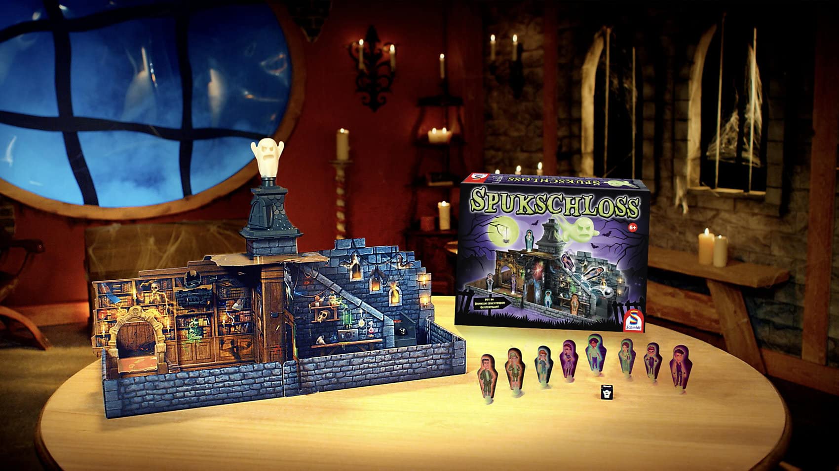 Schmidt Spiele 40619 Spukschloss, Kinderspiel, Bunt