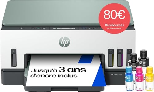 HP Smart Tank 7007 All in One Printer | Perfect for Home | Colour | Wireless | Print, Scan, Copy | Includes up to 3 Years of Ink | Refillable | 2-Sided Printing | Easy Setup | Reliable Wi-Fi - 1