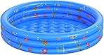 Garden Round Inflatable Baby Swimming Pool, Portable Inflatable Child/Children Little Pump Pool,Kiddie Paddling Pool Indoor&Outdoor Toddler Water Game Play Center for Kids/Girl/Boy