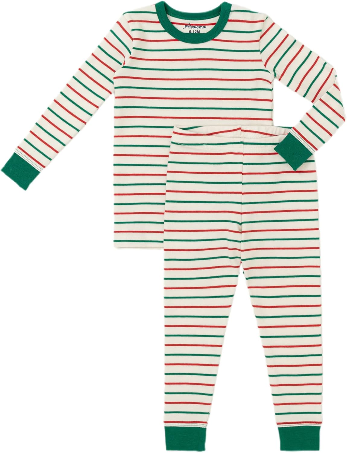 AVAUMA Toddler Pajamas Baby Boys Girls Pajama Set 6M-10Y Kids Cute Snug fit Christmas Pattern Design Pjs Cotton Sleepwear