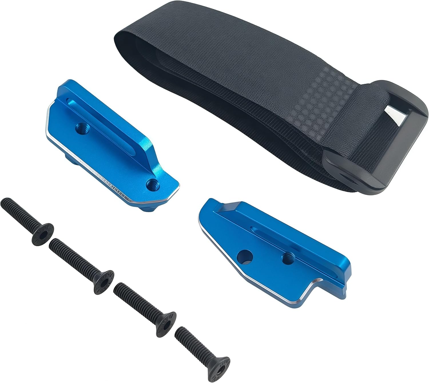 Aluminum Alloy Battery Fixed Seat #8327 RC Upgrade Parts for 1/10 4-TEC Drift Ford Mustang Rear Wheel Drive ON-Road Drift CAR-105237-4 RC Car (Blue)