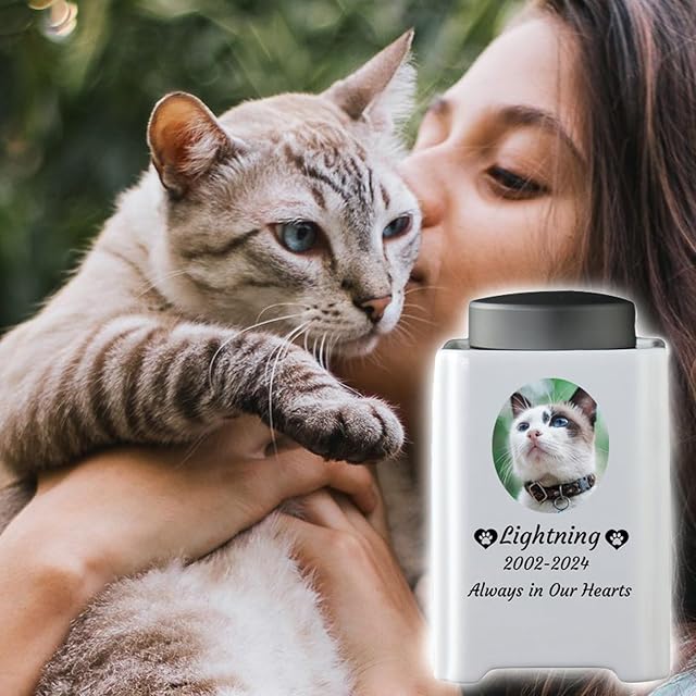 Foto 6 de 7 de WXMYOZR Urnas de Mascotas para Cenizas de Gatos