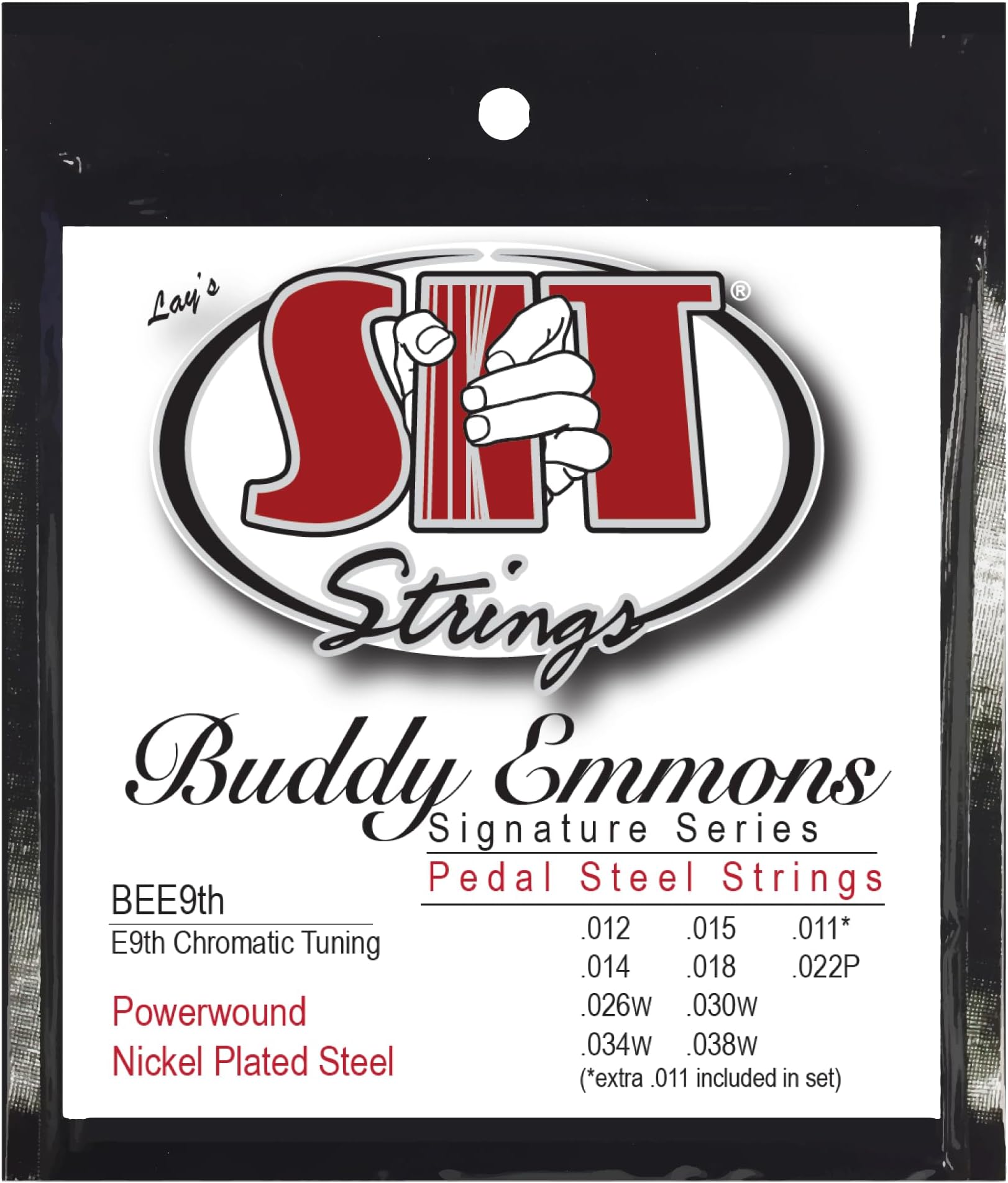 SIT Strings BEE9thBuddy Emmons Pedal Steel E9th Tuning Guitar String, Custom