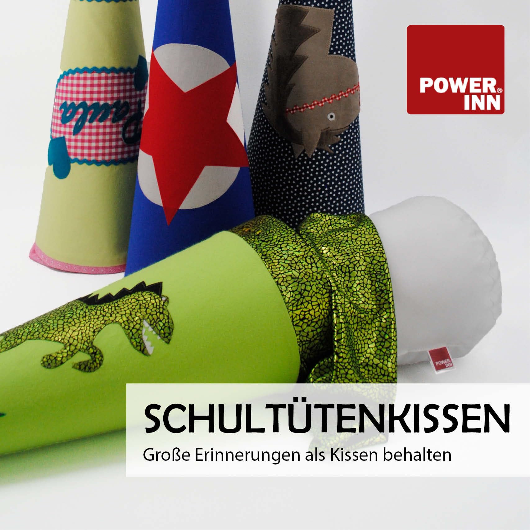Schultütenkissen 70cm | Inlettkissen für Schultüte | Zuckertüte Innenkissen | (1, Weiß, 70 cm)