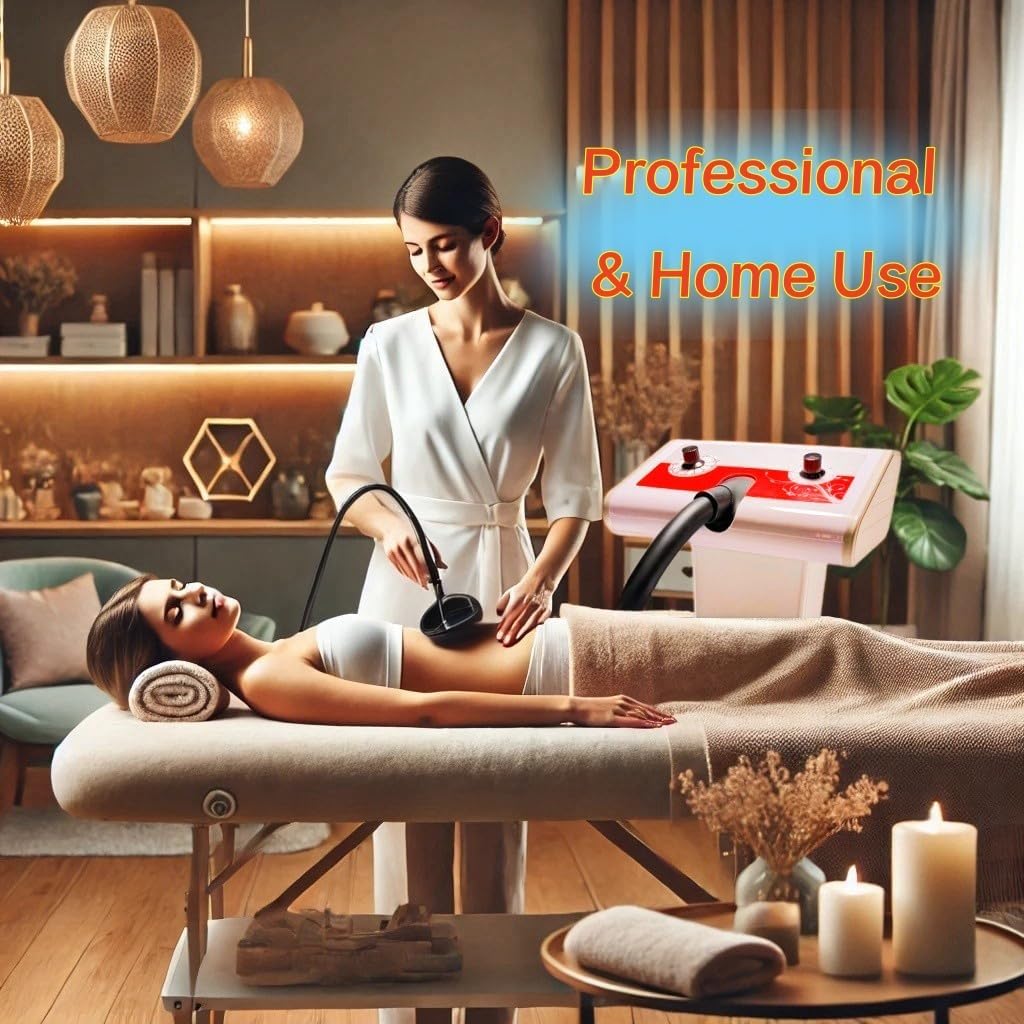 Cellulite Massager Electric Vibrating Professional – with 5 Interchangeable Heads, Deep Tissue Relief, Muscle Relaxation, Durable Design for Salon & Home Use - Image 3