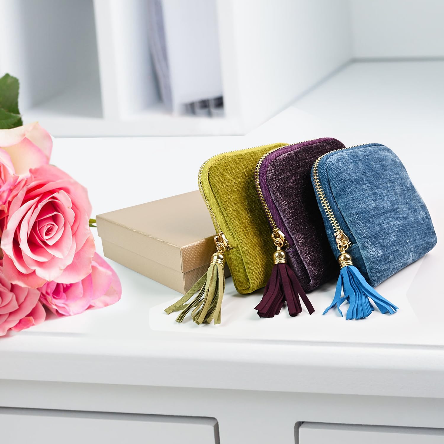 Portable Ring Keychain Holder - Jewelry Holder