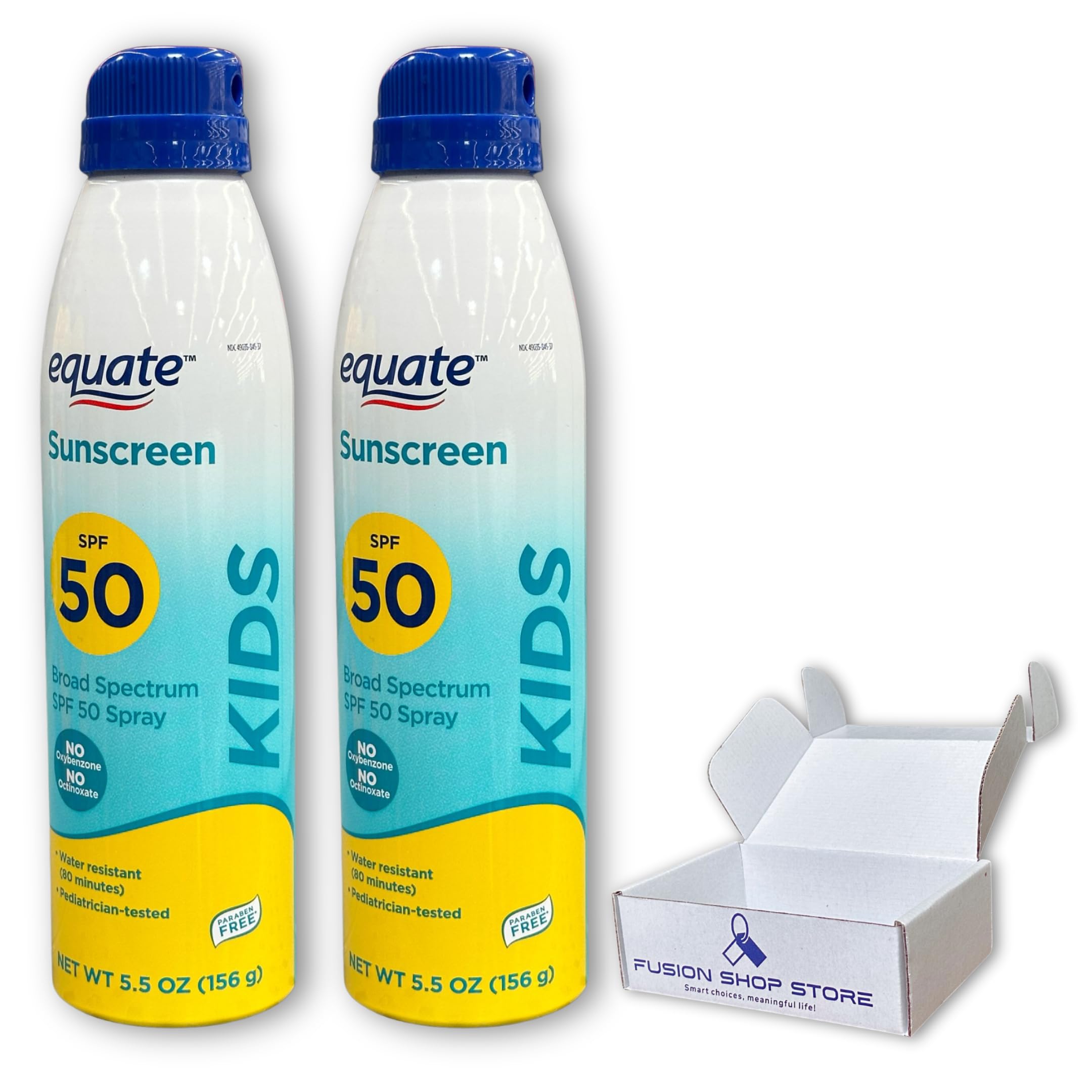 Sunscreen kids- SPF 50 Spray Broad Spectrum 5 5 oz Pack of 1 Boxed By Fusion Shop Store